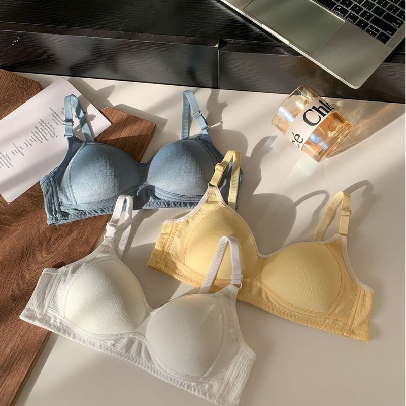 صدرية قطنية نقية، بدون سلك، رقيقة، دافعة، مضادة للتعرض، صدرية سلسة، صدرية مريحة، تخفيضات - Image 3